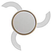 Arte confort Ventilador de techo Tuvan M (Blanco/Madera, 107 cm, 29,8 W, Blanco cálido) | BAUHAUS