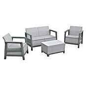 Keter Komplet lounge pohištva Scandi  (Siva) | 8283 - Kissenboxen | ICAF - Sommermöbel individual | ICA - Sommermöbel | IC - Freizeit im Garten | I - Stadtgarten | BAUHAUS