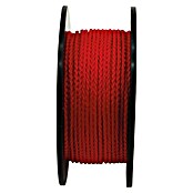 Heka Cordel de albañil (20 m, Diámetro: 1 mm, Rojo)