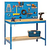 Simonrack Simonwork Werkbank BT-2 1200 (L x B x H: 61 x 121 x 144,5 cm, Blau)
