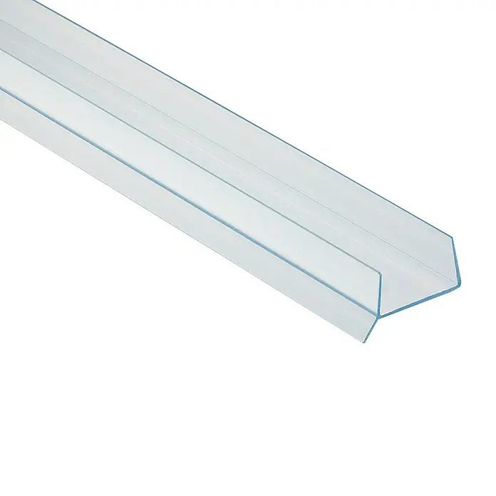 Stabilit Sockelprofil - L x B x H: 2,5 m x 16,5 mm x 11 mm - Klares U-Profil aus Kunststoff, ideal für vielfältige Anwendungen im Bau- und Hobbybereich. Vielseitig und robust.