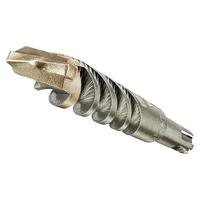DeWalt Broca para hormigón y mampostería DT9553-QZ - 1 ud., Diámetro de la broca: 12 mm - Primer plano de una broca SDS-Plus, ideal para taladrar piedra y hormigón. Construcción robusta para un rendimiento duradero.
