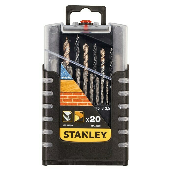 Stanley Surtido de brocas STA56250-XJ (20 uds.)