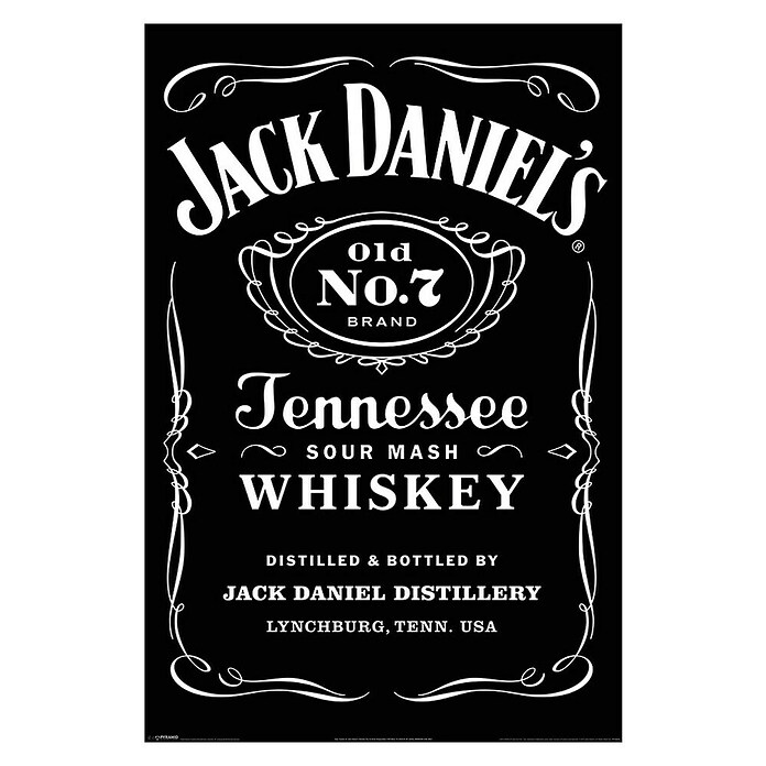 Decoratief paneel (Jack Damiel's Label, b x h: 60 x 90 cm) | BAUHAUS