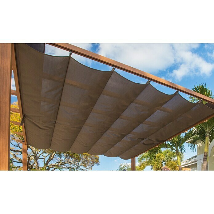 Paragon Outdoor Raffpavillon Florida350 x 350 cm, Braun Detail Shot