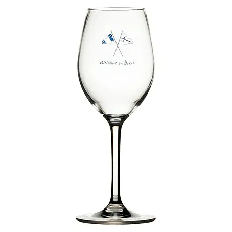 Marine Business Welcome on Board Copa de vino