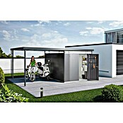 Biohort HighLine Bočna nadstrešnica (Namijenjeno za: Biohort Gerätehaus HighLine H5, Metalik tamnosivo, 2,75 x 3,15 m)