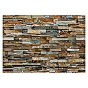 Fotomural Colorful stone wall (366 x 254 cm, Papel)
