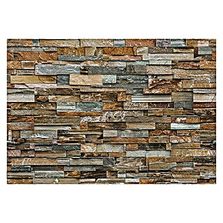 Fotomural Colorful stone wall (An x Al: 366 x 254 cm, Papel)