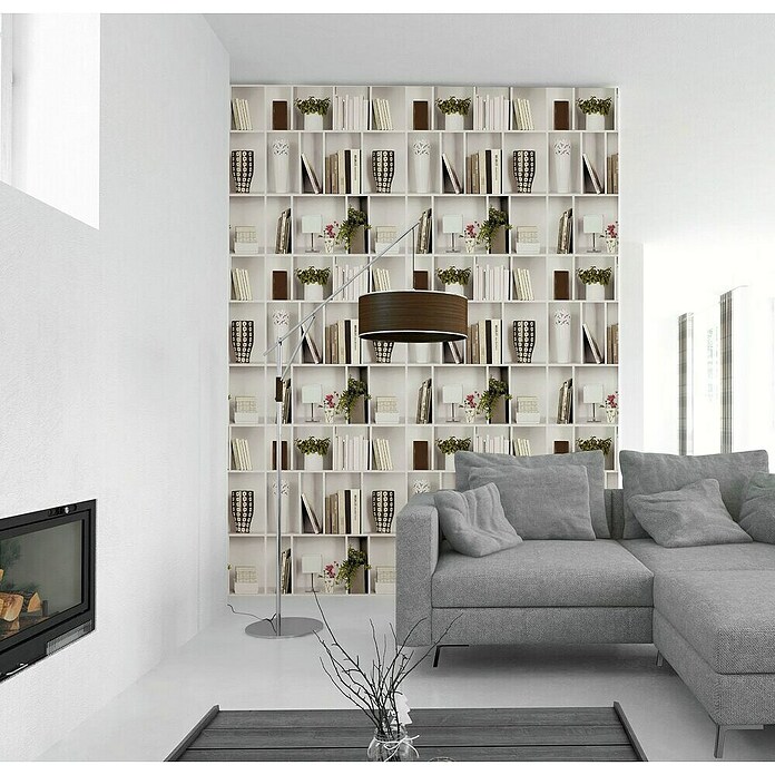 Lutèce Authentic Walls 2 Vliestapete (Grau, Motiv, 10,05 x 0,53 m)