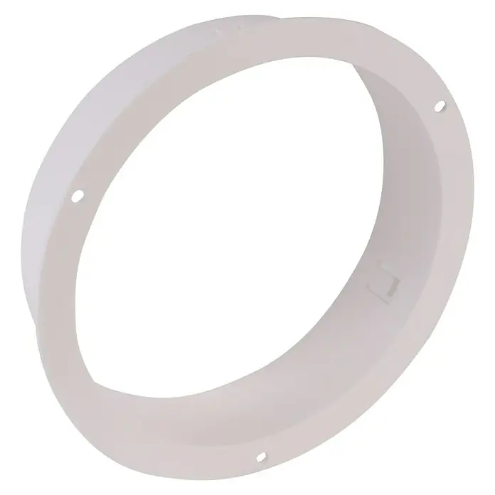 Air-Circle Schlauch-Anschlussstutzen - Durchmesser: 125 mm - Weiße Lautsprecherhalterung zur sicheren und stilvollen Montage von Lautsprechern. Das Zubehör sorgt für optimalen Klang.