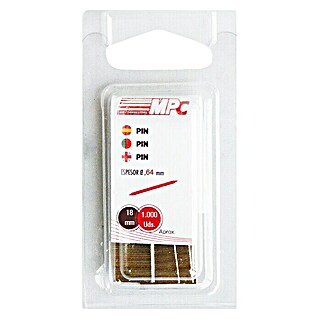 MPC Clavo para clavadora (Largo: 18 mm, 1.000 ud.)
