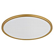 Globo LED-Deckenleuchte Sapana (24 W, Messingfarben, Weiß, Warmweiß, Ø x H: 420 x 28 mm) | BAUHAUS