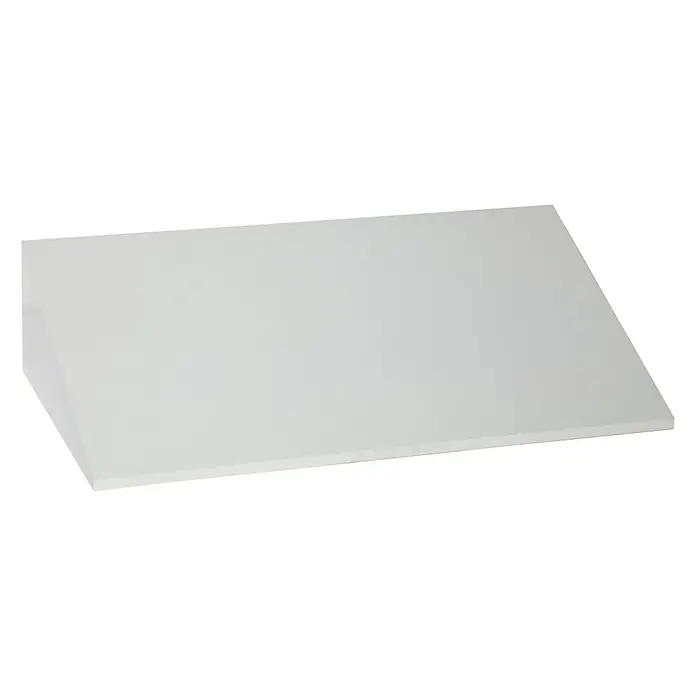 Simonrack Tapa - L x An x Al: 50 x 30 x 20 cm, Gris, Específico para: Taquillas Simonrack, Acero - Panel de estante de pared blanco para soluciones de almacenamiento y visualización personalizadas.