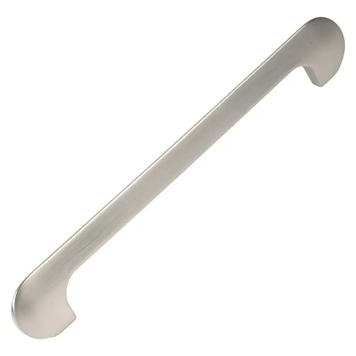 Nesu Tirador para muebles 887025 - L x An x Al: 19,5 x 0,9 x 3 cm, Acero inoxidable - Tirador de mueble de metal plateado, perfecto para cajones y armarios. Un elegante acento para cualquier diseño interior.
