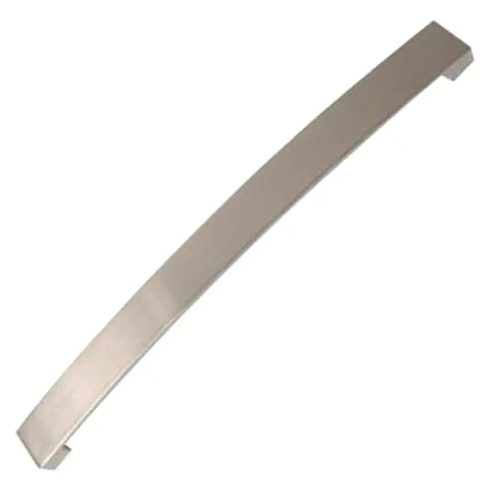 Nesu Tirador para muebles 95216 - L x An x Al: 23,6 x 2,2 x 2 cm, Acero, Distancia entre orificios: 224 mm - Elegante tirador de níquel cepillado para armarios, ideal para diseños modernos de cocina y mobiliario. Perfecto para cajones y puertas de armario.