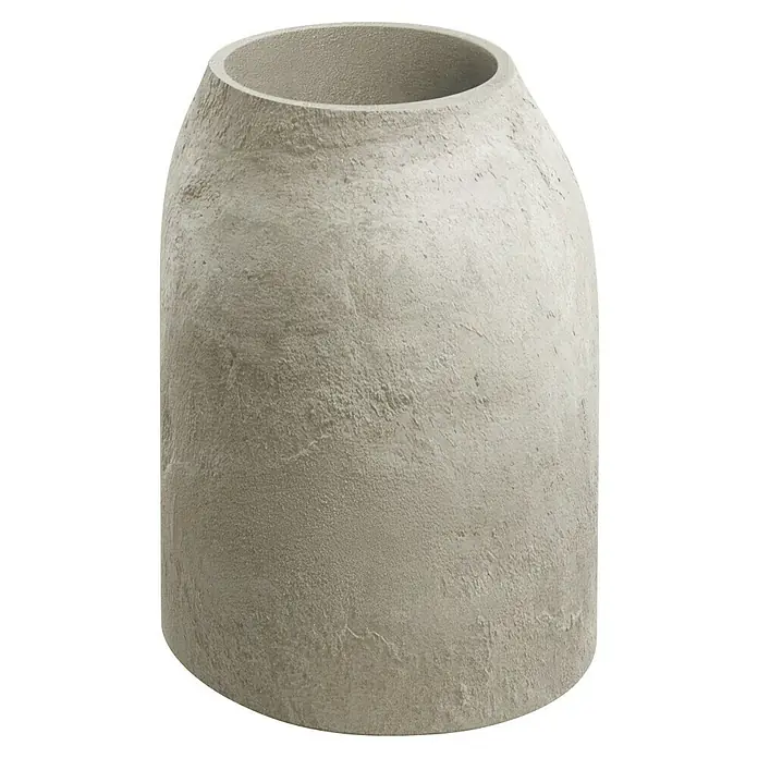 ETHICK Pflanztopf Epocco - Außenmaß (Ø x H): 48 x 60 cm, Kunststoff, Sand - Betonvase mit grober Textur. Ein rustikales Pflanzgefäß, ideal für den Innen- und Außenbereich, das durch sein schlichtes Design besticht.