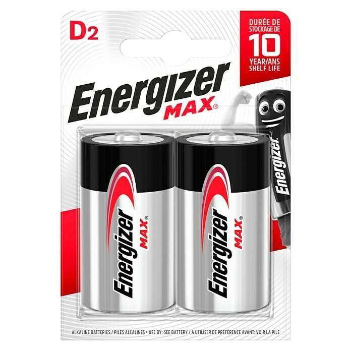 Energizer Batterie Max (Mono D, 1,5 V)