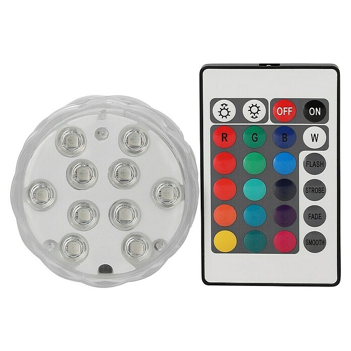 LED svetilka za bazen  (Premer: 7 cm, Brezbarvno, LED, RGB) | 3111 - Akkuleuchte dekorativ | CAJB - Outdoorleuchten Akku | CAJ - Outdoorleuchten | CA - Beleuchtung | C - Elektro | BAUHAUS