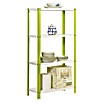 Simonrack Simonhome Metallregal (L x B x H: 40 x 80 x 160 cm, Traglast: 100 kg/Boden, Anzahl Böden: 4 Stk., Grün)