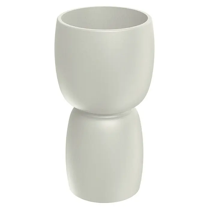 ETHICK Pflanztopf Duala - Außenmaß (Ø x H): 30 x 54 cm, Kunststoff, Sand - Elegante, cremefarbene Blumensäule. Das Gefäß bietet durch seine Form eine attraktive Präsentationsfläche für Pflanzen und Blumen.
