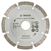 Bosch Disco de corte de diamante (Diámetro disco: 115 mm, Específico para: Materiales de construcción)