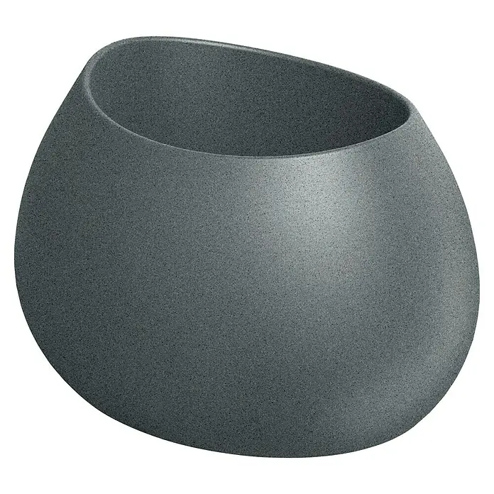 ETHICK Pflanztopf Evolia - Außenmaß (L x B x H): 60 x 50 x 38 cm, Kunststoff, Granit - Grauer Blumentopf mit modernem Design, ideal für Zimmerpflanzen und als Dekorationselement.