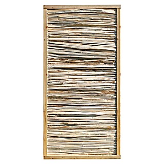 Tuinscherm Cornwall Grenen (90 x 180 cm, Naturel)