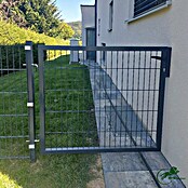 H+S Zauntechnik Gartentür Uli (1,3 x 1,4 m, Stahl, RAL 7016 Anthrazit) | BAUHAUS