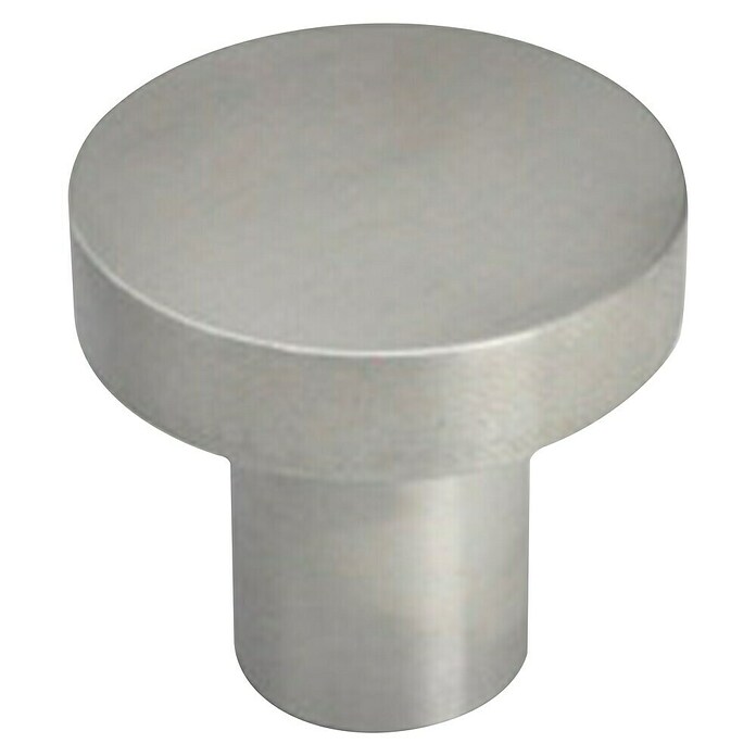Nesu Pomo para muebles 8207 (Ø x Al: 25 x 24 mm, Acero inoxidable)