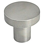 Nesu Pomo para muebles 8207 (Ø x Al: 25 x 24 mm, Acero inoxidable)