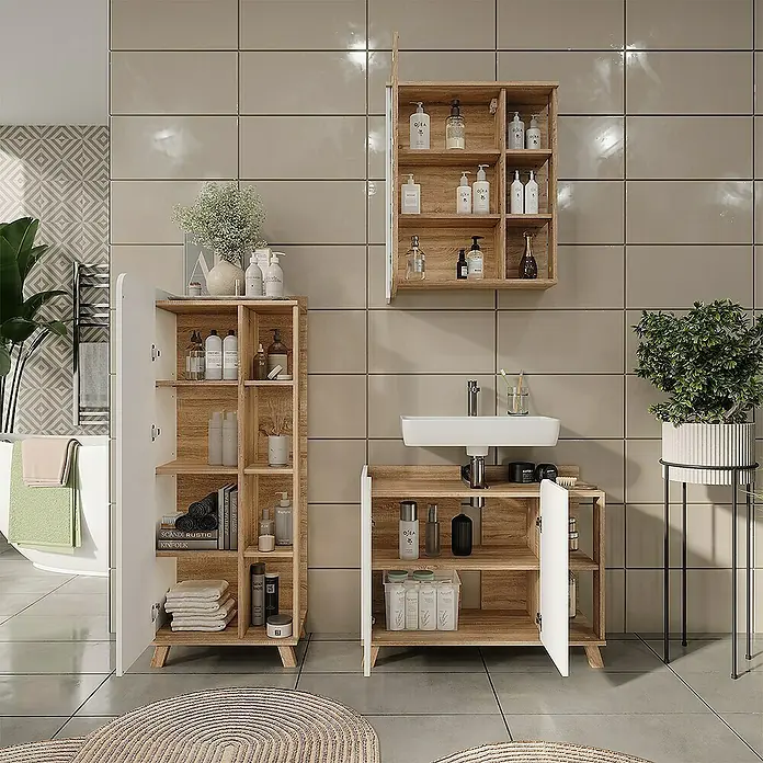 Linie Montro Spiegelkast 60 x 75 cm Wit | X²O Badkamers