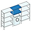 Regalux Winkelprofil (L x B: 3,5 x 3,5 cm, Höhe: 100 cm, Grau)
