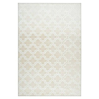 Kayoom Kurzflorteppich Monroe I (Creme, 290 x 200 cm, 100% Polyester)