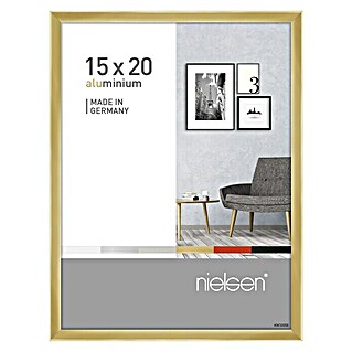 Nielsen Alurahmen Pixel (15 x 20 cm, Gold)