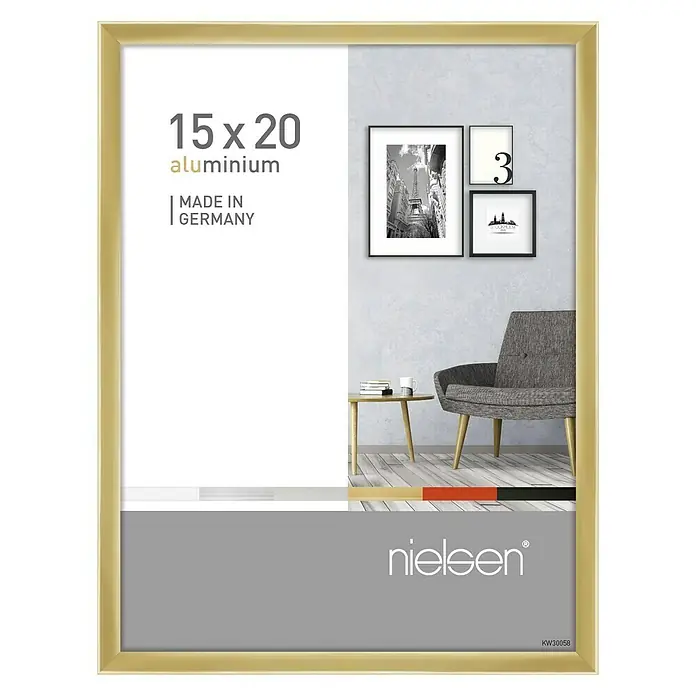 Nielsen Alurahmen Pixel15 x 20 cm, Gold