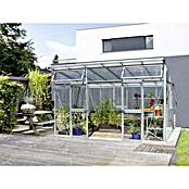 Vitavia Gewächshaus (2,95 x 3,93 m, Wandstärke: 3 mm, Aluminium)