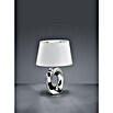 Trio Leuchten Lámpara de sobremesa Taba (60 W, Plateado, Altura: 52 cm)