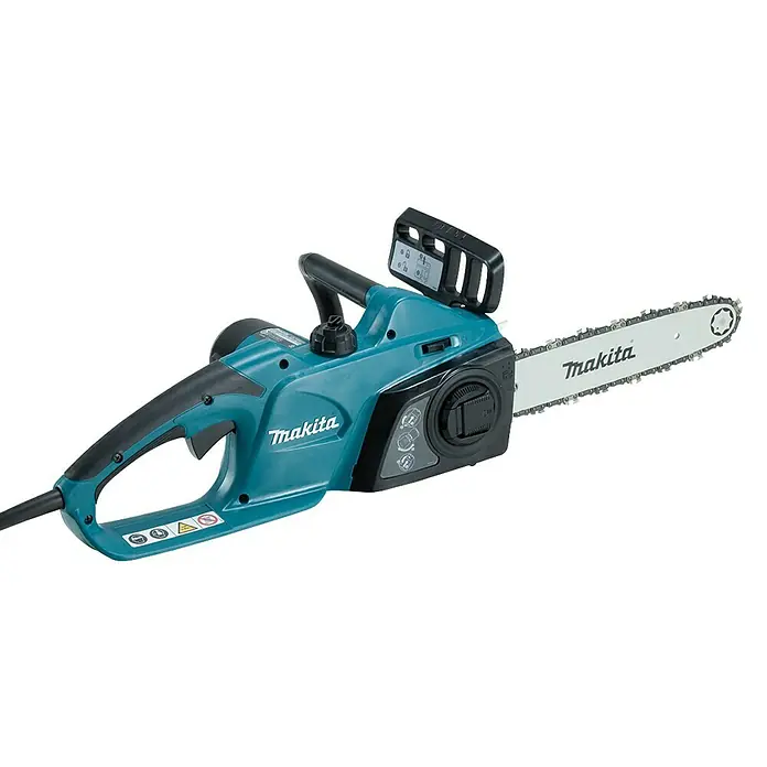 Makita Elektro-Kettensäge UC4041A1.800 W, Schwertlänge: 40 cm - Makita Elektro-Kettensäge, ein leistungsstarkes Werkzeug für Baumpflege und Brennholzarbeiten. Zuverlässig und einfach zu bedienen.