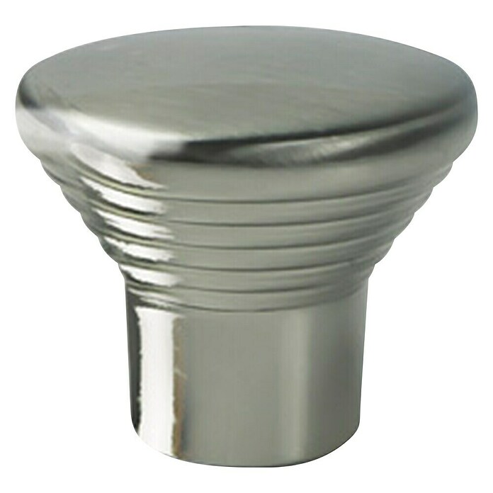Nesu Pomo para muebles 2516 (Ø x Al: 23 x 20 mm, Acero, Níquel, Niquelado)