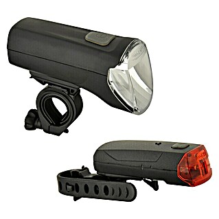Fischer_Fahrrad LED-Leuchten-Set (Lichtstärke: 60 Lux)