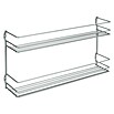 Metaltex Gewürzregal Pepito (L x B x H: 36 x 8 x 19 cm, Anzahl Böden: 2 Stk., Schrauben)