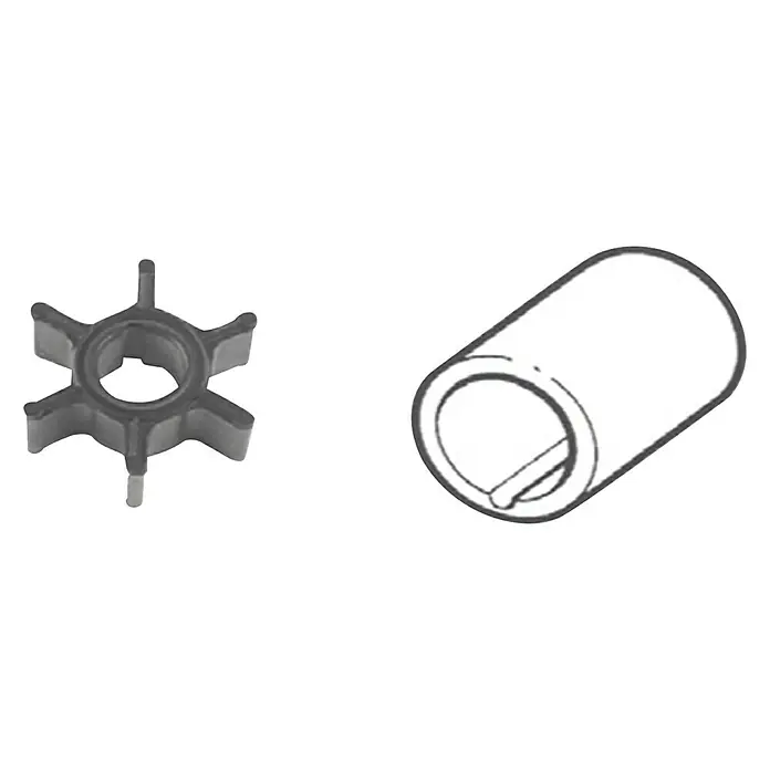 CEF Impeller 500358 - Ø x L: 38,4 x 17,9 mm, Wellendurchmesser: 11,2 mm - Hier sind eine Wasserpumpenimpeller und eine Buchse dargestellt. Sie sind wichtige Bestandteile für die Kühlung von Motoren.