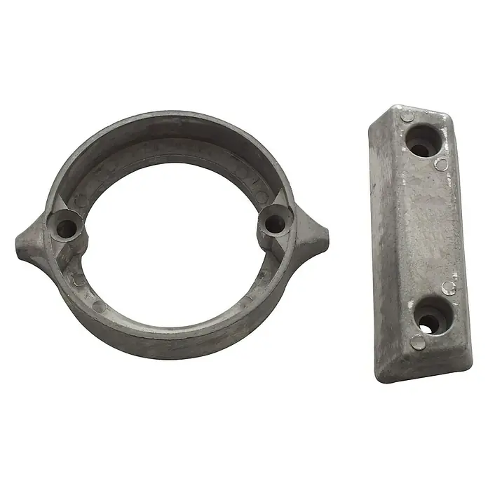 Anoden-Set - Magnesium, Passend für: Volvo Motoren 290 DP, 2 -tlg. - Aufnahme für Bootswelle und zugehöriger Block. Ideal für Reparaturen oder zur Modernisierung Ihrer Bootsausrüstung.