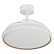 Arte confort Ventilador de techo Ruvik (Blanco, 107 cm, 25,5 W, Blanco cálido) | BAUHAUS