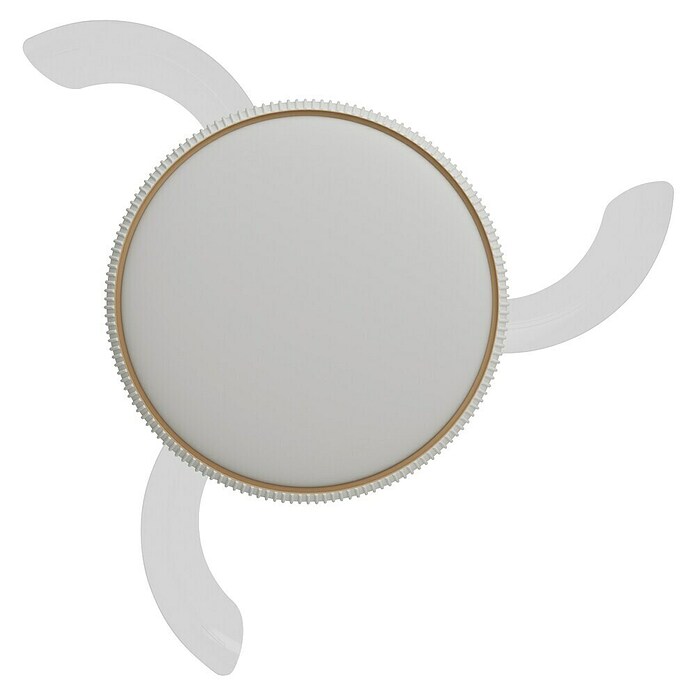 Arte confort Ventilador de techo Ruvik (Blanco, 107 cm, 25,5 W, Blanco cálido) | BAUHAUS