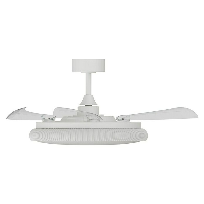 Arte confort Ventilador de techo Ruvik (Blanco, 107 cm, 25,5 W, Blanco cálido) | BAUHAUS