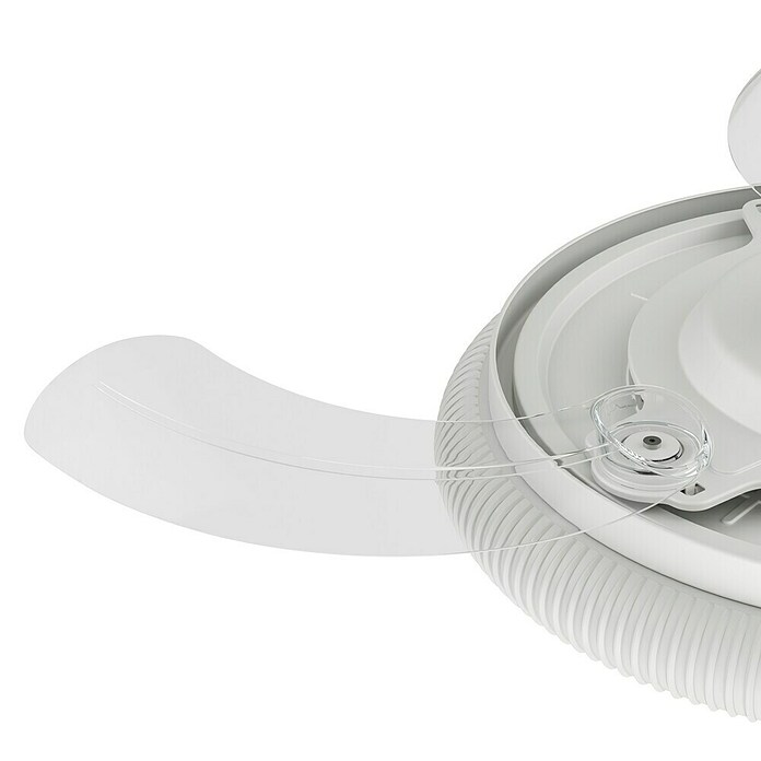 Arte confort Ventilador de techo Ruvik (Blanco, 107 cm, 25,5 W, Blanco cálido) | BAUHAUS