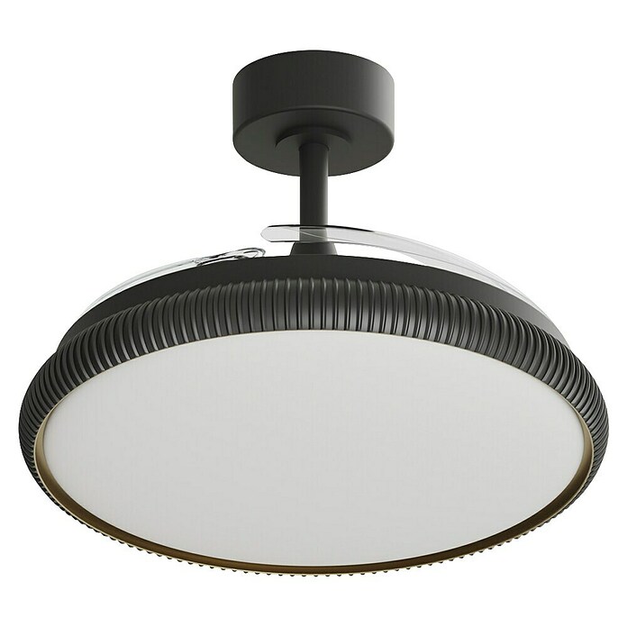 Arte confort Ventilador de techo Ruvik M (Negro, 107 cm, 25,5 W, Blanco cálido) | BAUHAUS