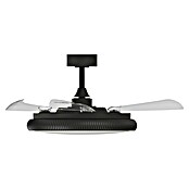 Arte confort Ventilador de techo Ruvik M (Negro, 107 cm, 25,5 W, Blanco cálido) | BAUHAUS